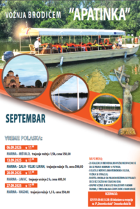 Read more about the article VOŽNJA BRODIĆEM „APATINKA“ – SEPTEMBAR 2025.