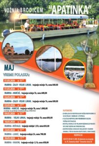 Read more about the article VOŽNJA BRODIĆEM „APATINKA“ – MAJ 2026.